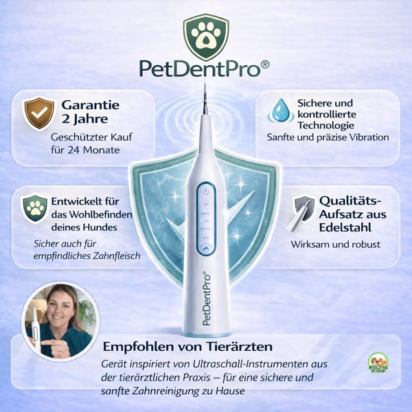 PetDentPro® – Professionelles Ultraschall-Zahnreinigungsgerät für Hunde
