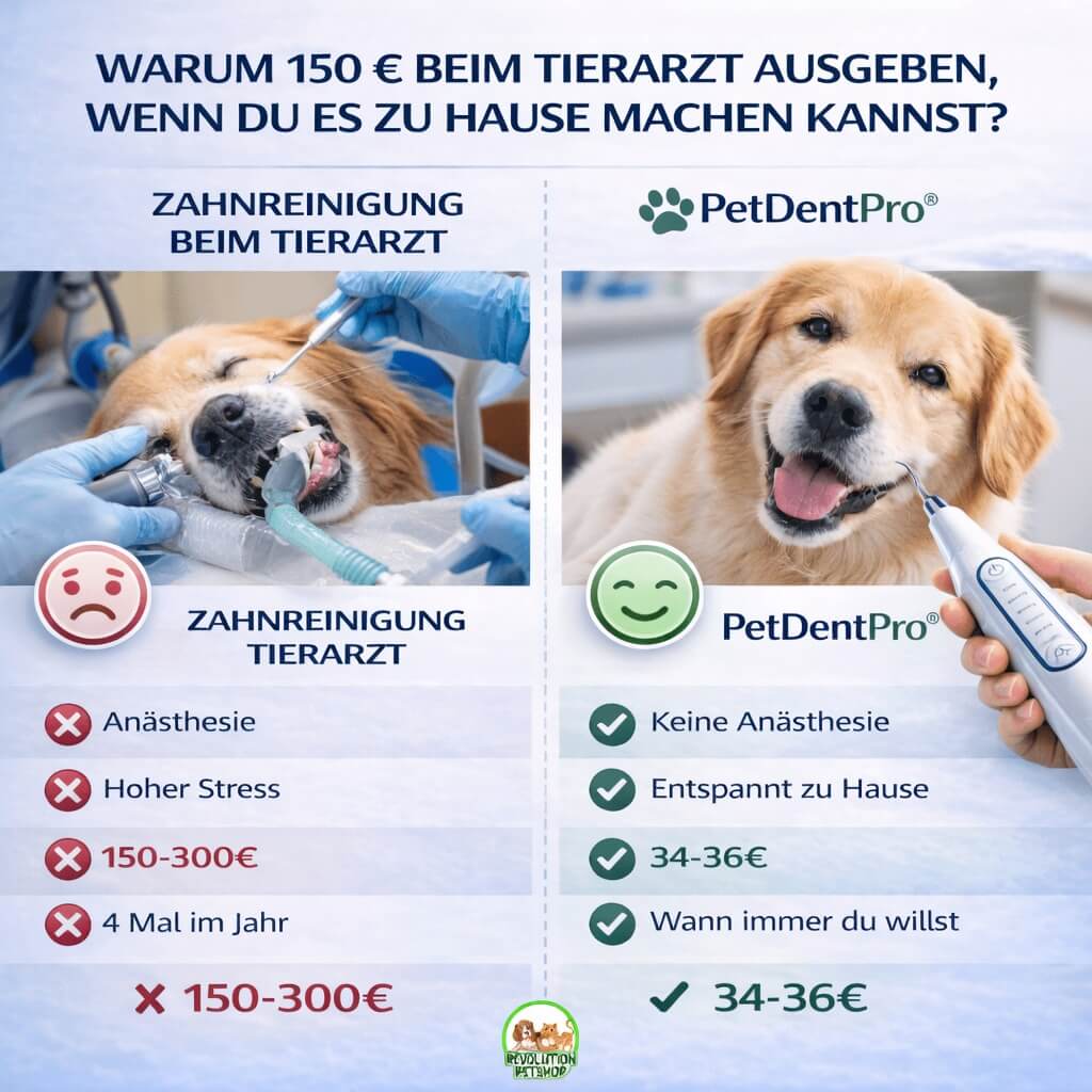 PetDentPro® – Professionelles Ultraschall-Zahnreinigungsgerät für Hunde
