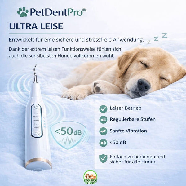 PetDentPro® – Professionelles Ultraschall-Zahnreinigungsgerät für Hunde